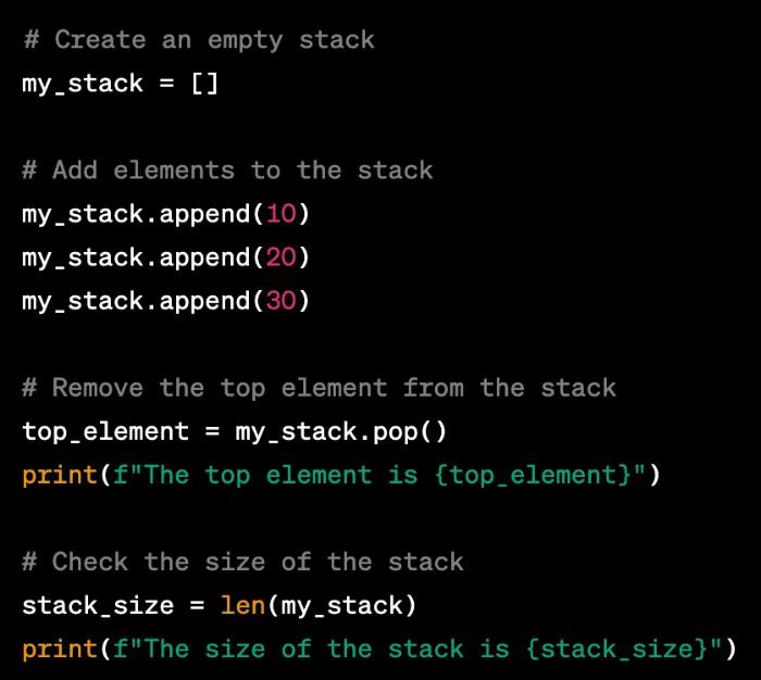 How to Create a Stack in Python